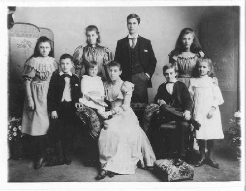 The children of Samuel Boddington JP c.1892