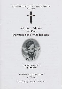 Funeral order of service